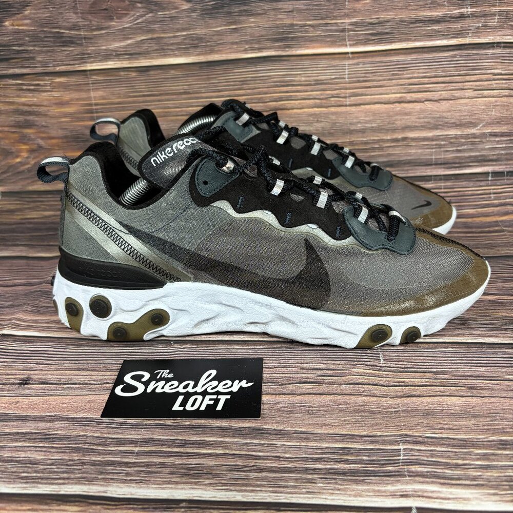 Nike React Element 87 Anthracite Black Men's Athletic Shoes Size 11